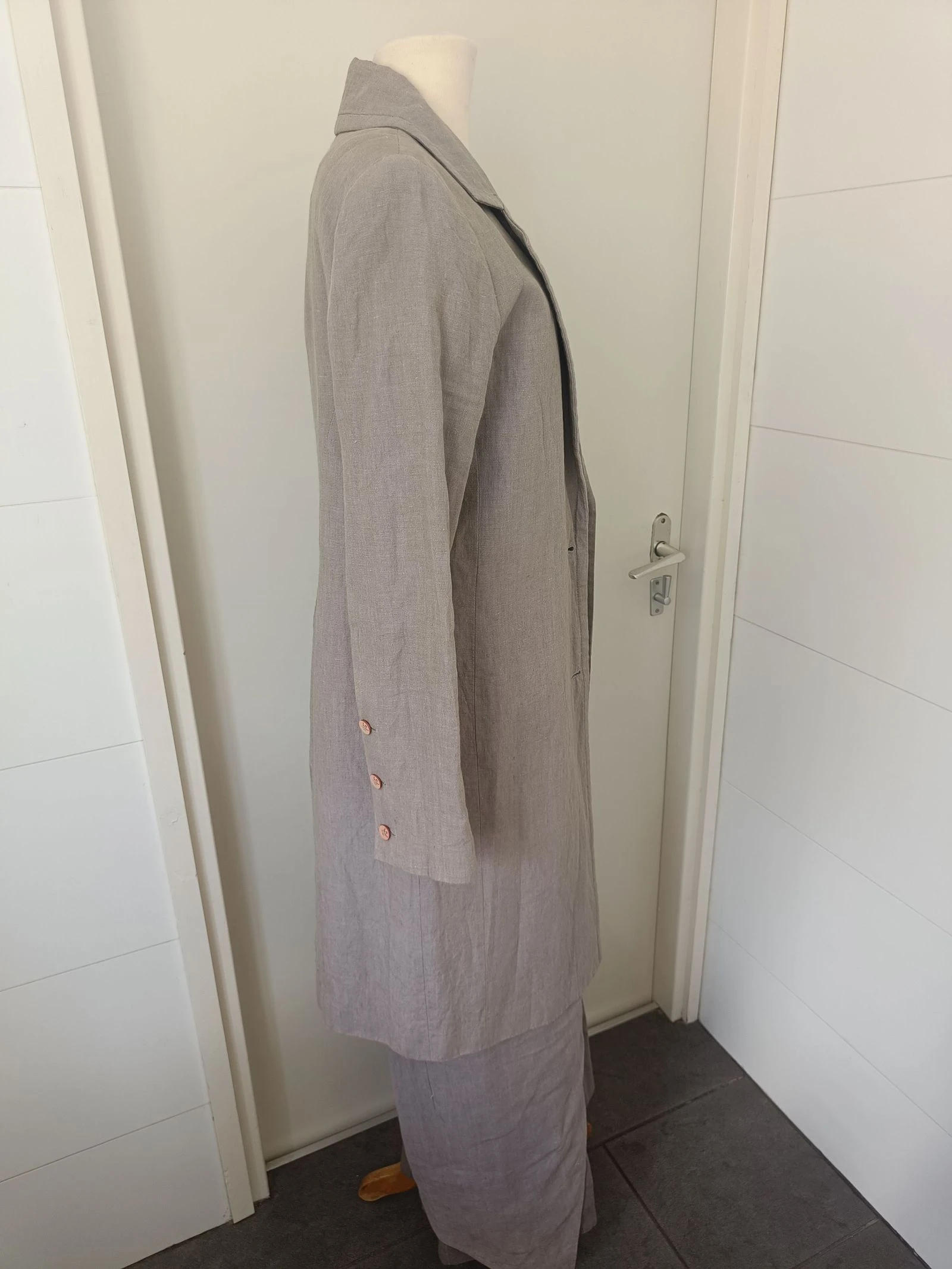 Adorável conjunto de linho de 3 peças da ZNJ – photo 4